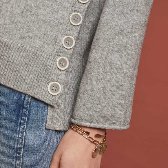 Anthropologie Fresnel Pullover Women's Sweater with Button Detail size 1x - Picture 4 of 9